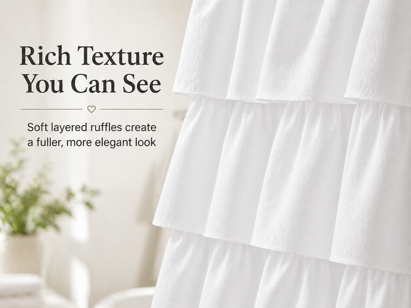 Ruffle texture detail